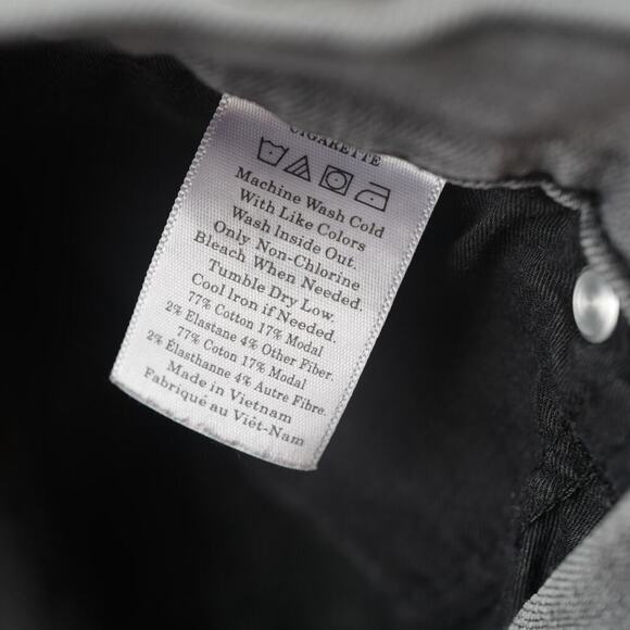 EVERLANE Gray High Rise Slim Straight Jeans  Ankle Sustainable Minimalist Denim - Picture 12 of 14